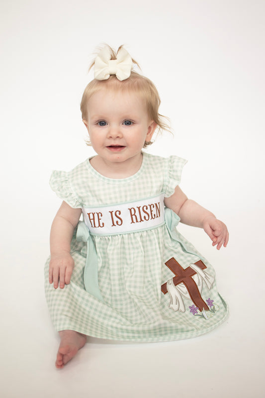 He is Risen Easter Dress