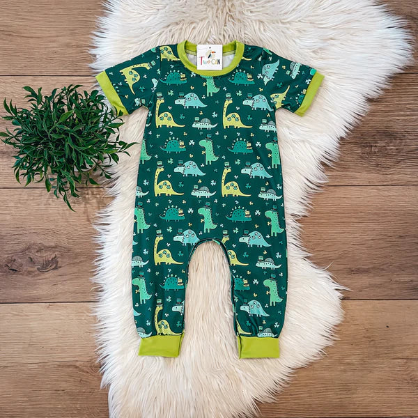 Lucky Dino Infant Romper by TwoCan