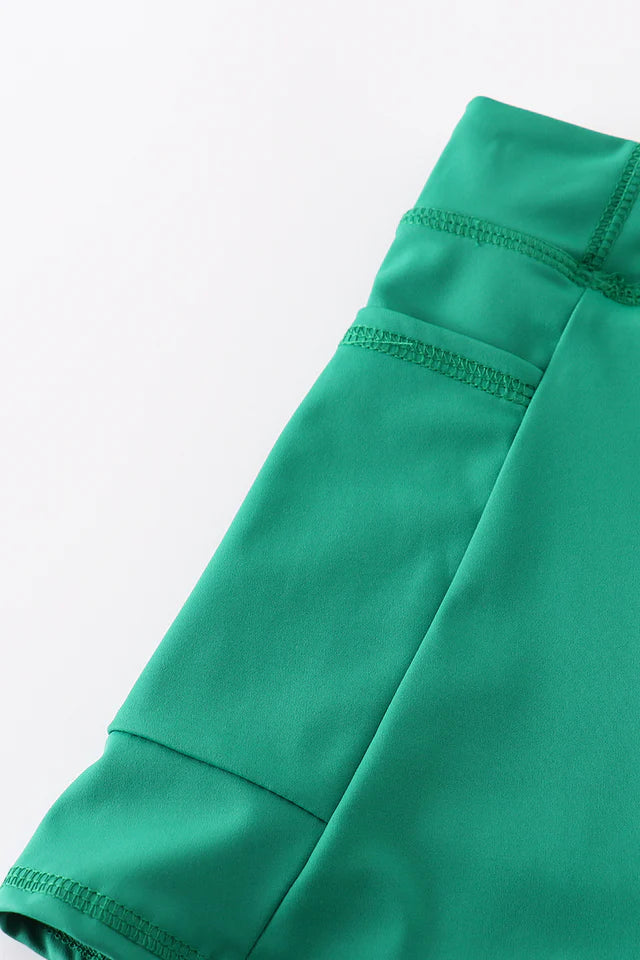 Green Sporty Active Skirt