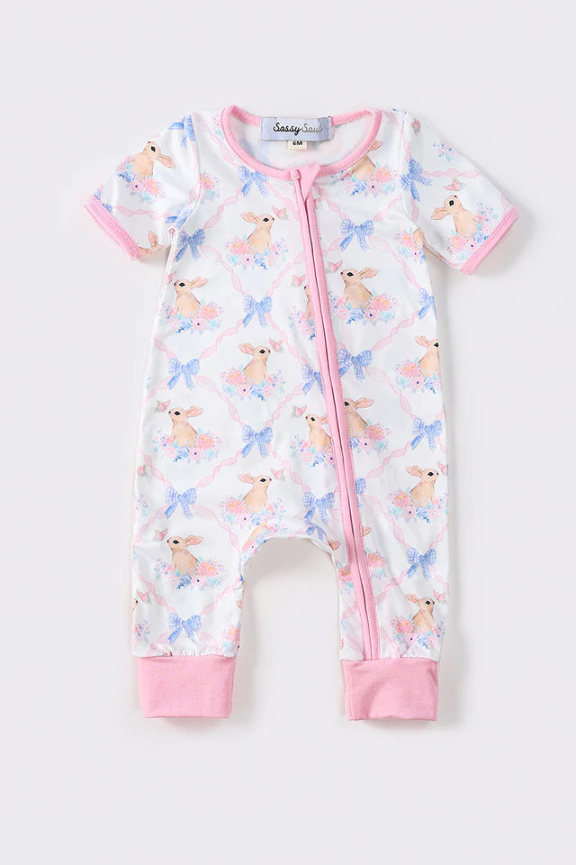 Bunnies and Bows Romper