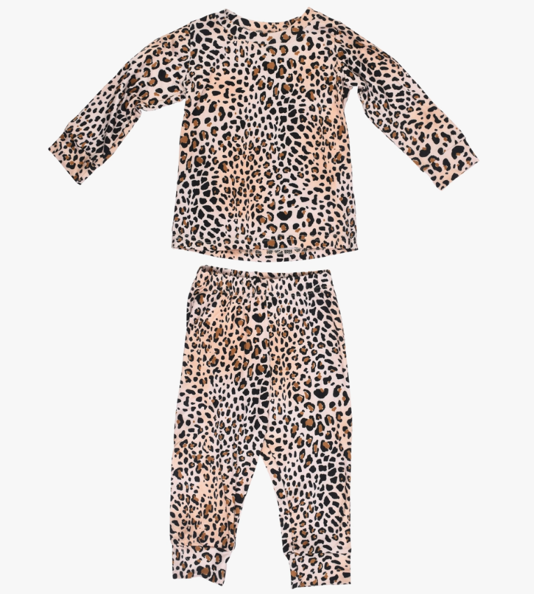 Leopard Jammies Kids Pjs and Lougewear – Sugar Britches Boutique