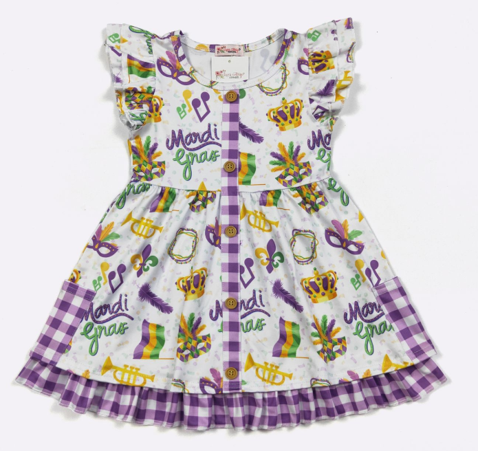 Mardi Things Girl Dress