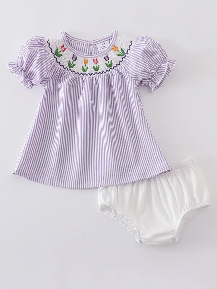 Purple Tulip Baby Set