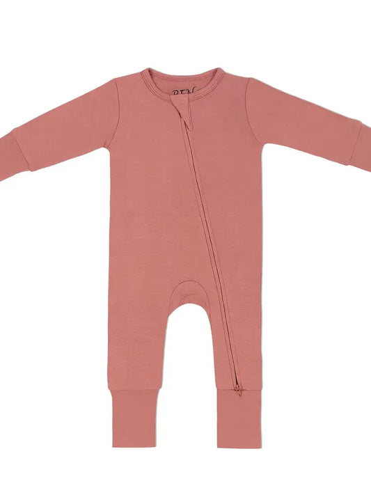 Bamboo Romper - Salmon