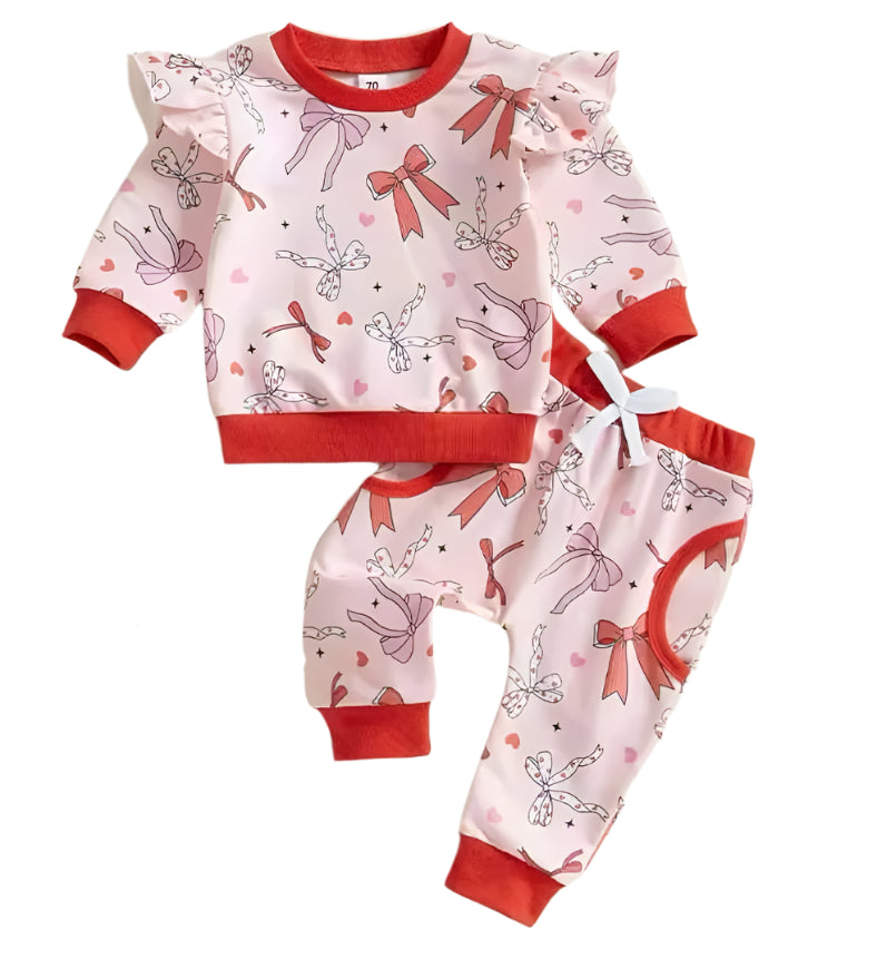 Red Ribbons - Jogger Set