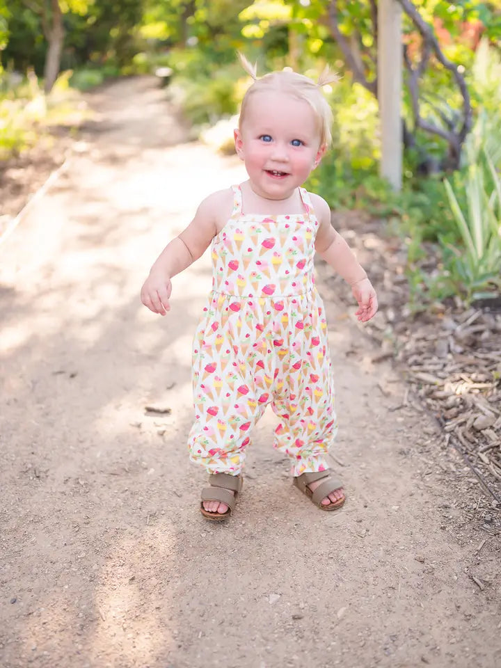 Camila Romper in Ice Cream Scoop