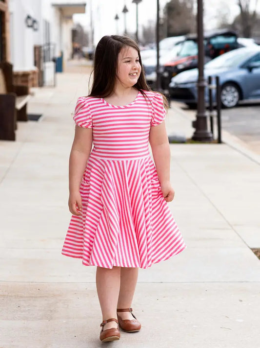 Pop of Posie Striped Dress