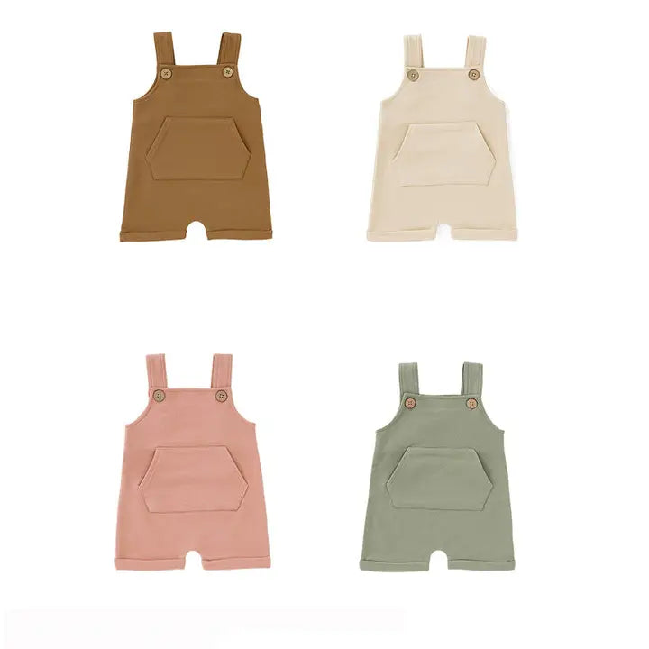 French Terry Overalls (4 colors)