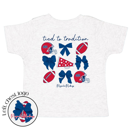 Tied To Tradition, Red/Blue (Magnolia Mudbugs)