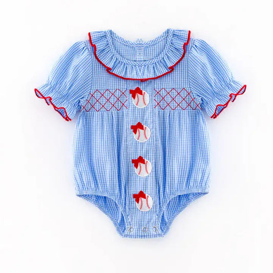 Sweet Diamond Baseball Romper (PRESALE-arrival end of February)