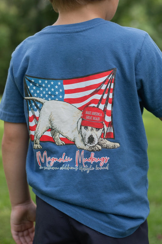 MAGA Pup Kid’S T-Shirt (Magnolia Mudbugs)