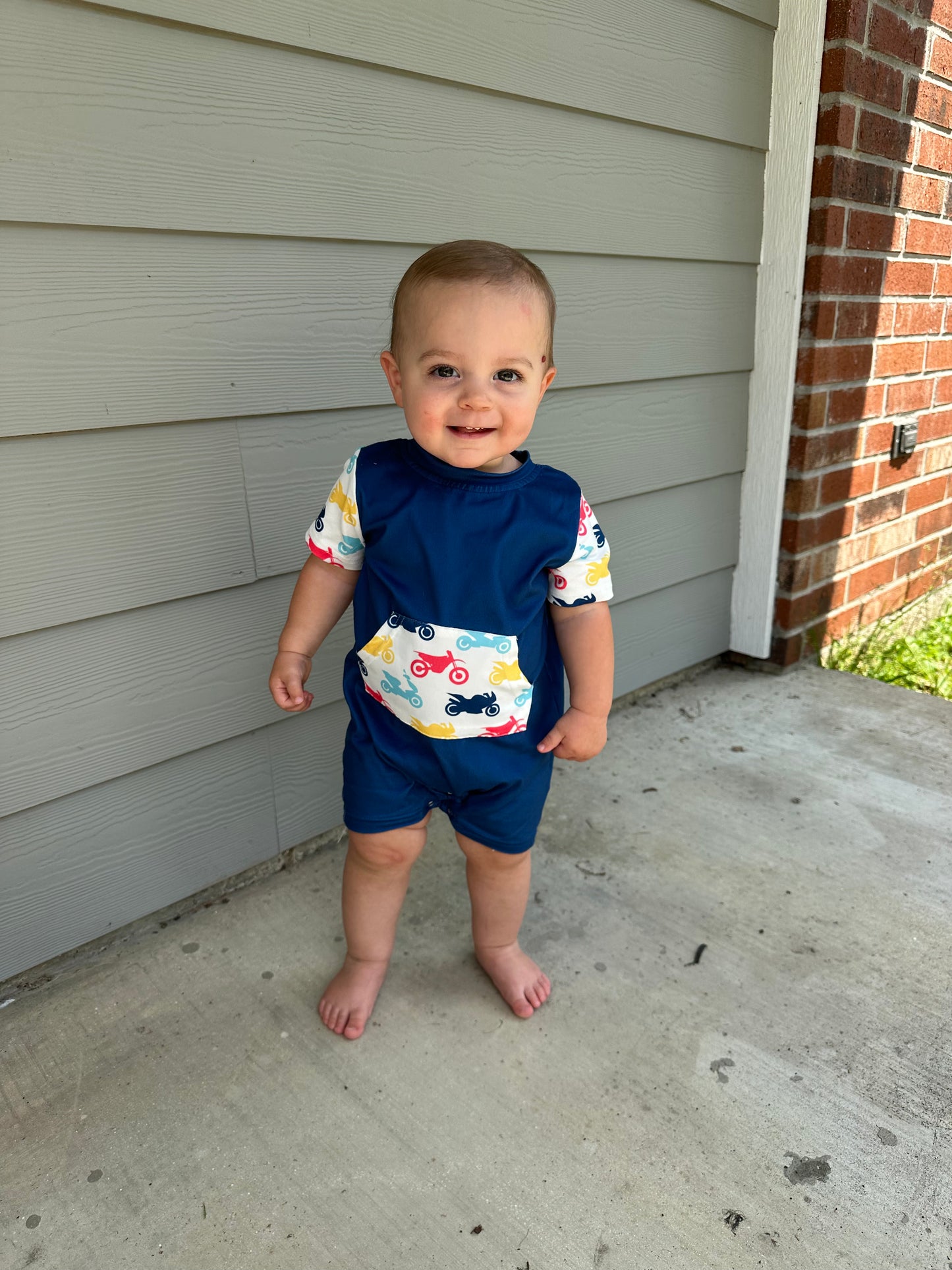 Motorsport Romper by Pete and Lucy