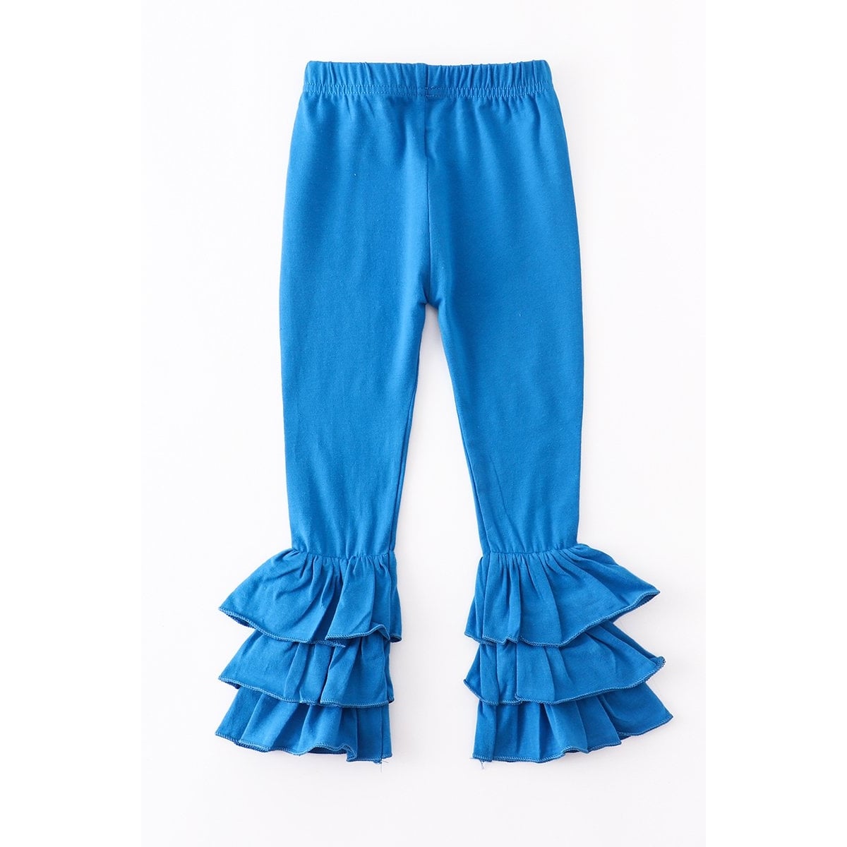 Blue Ruffle Pants