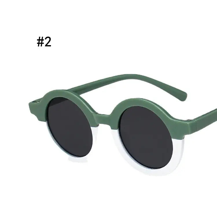 Kids Sunglasses children's Round Frame Glasses UV Protection