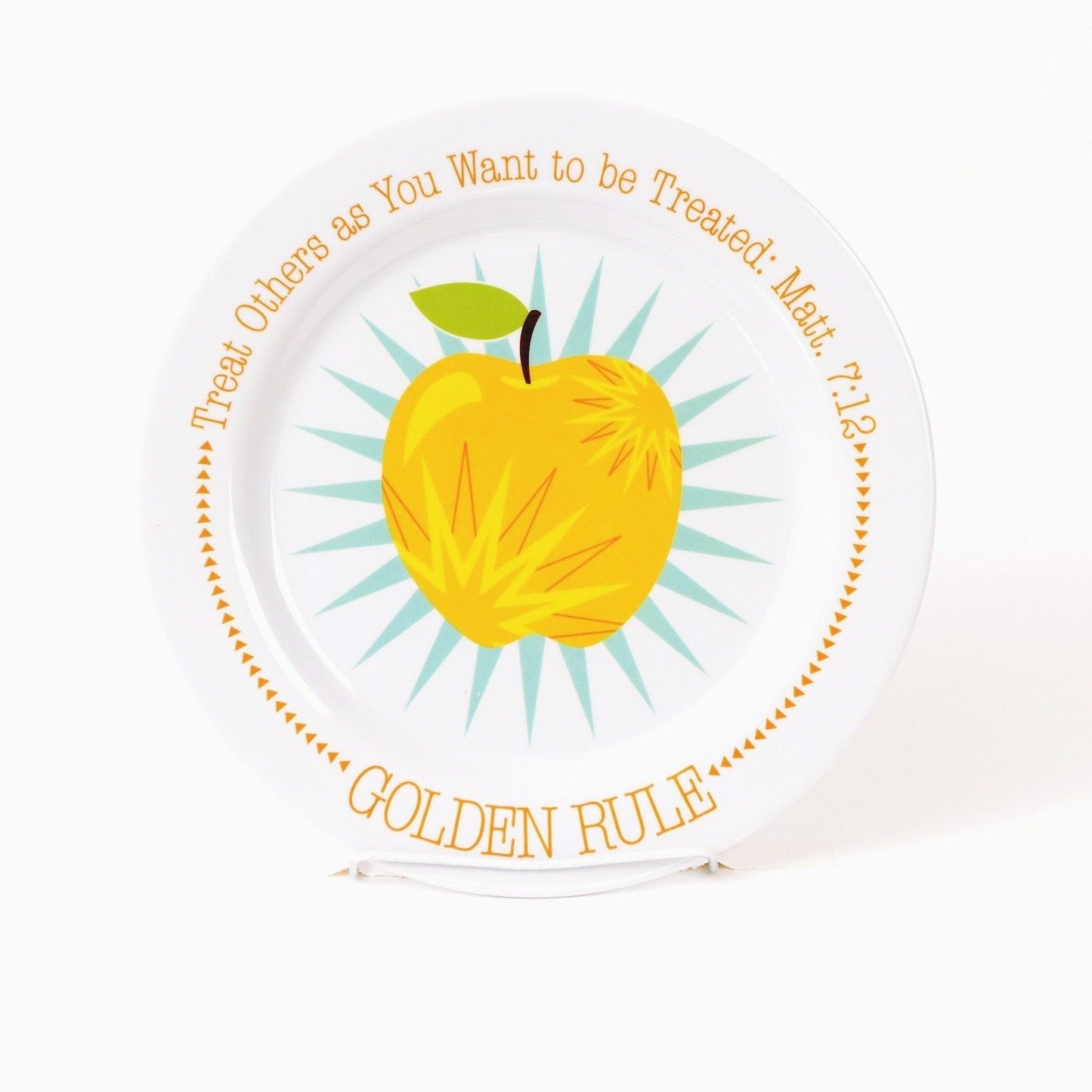 Fruit-Full Kids Plate or Bowl: Golden Rule
