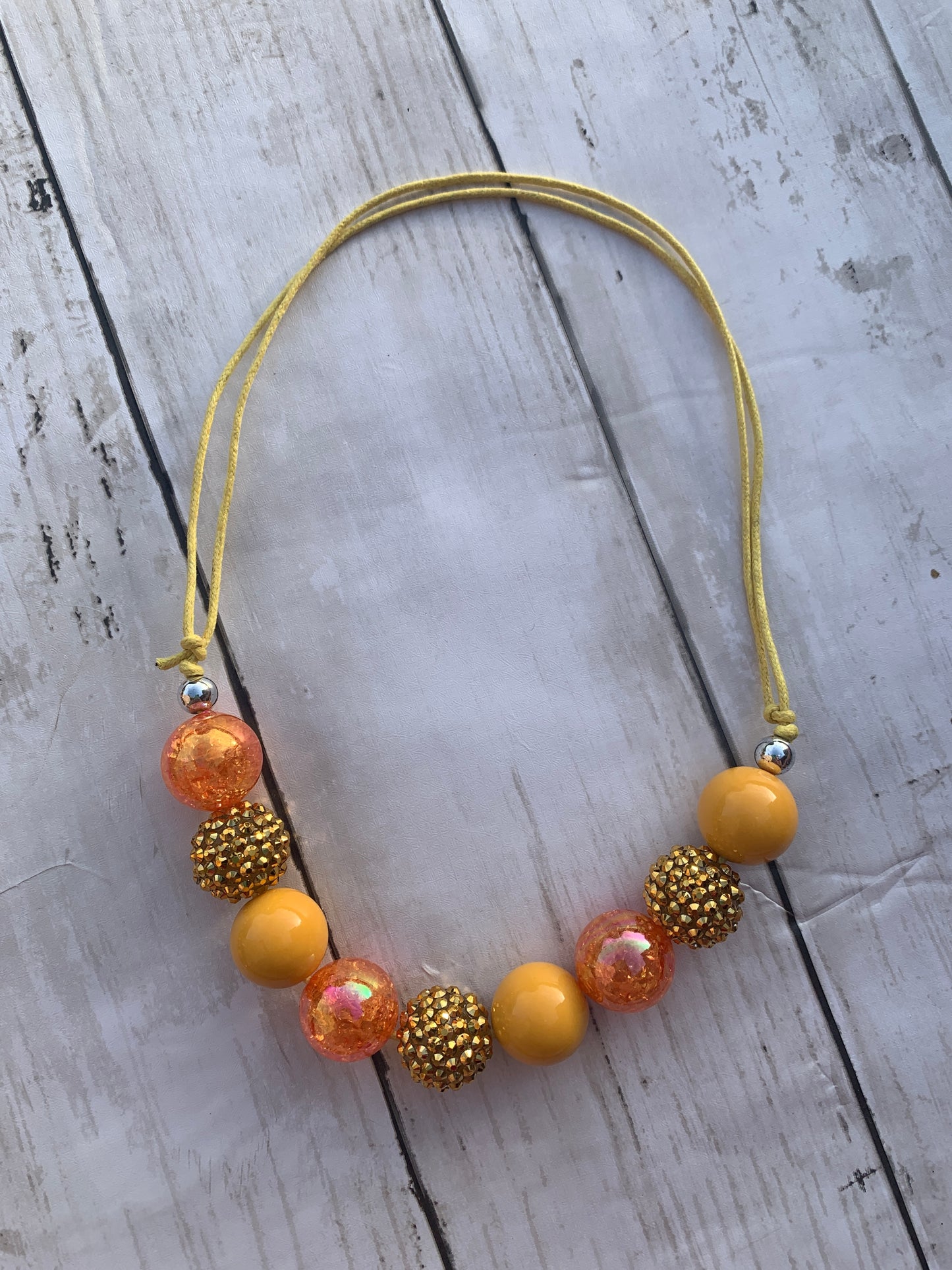 Orange/Yellow/Gold Necklace (10)