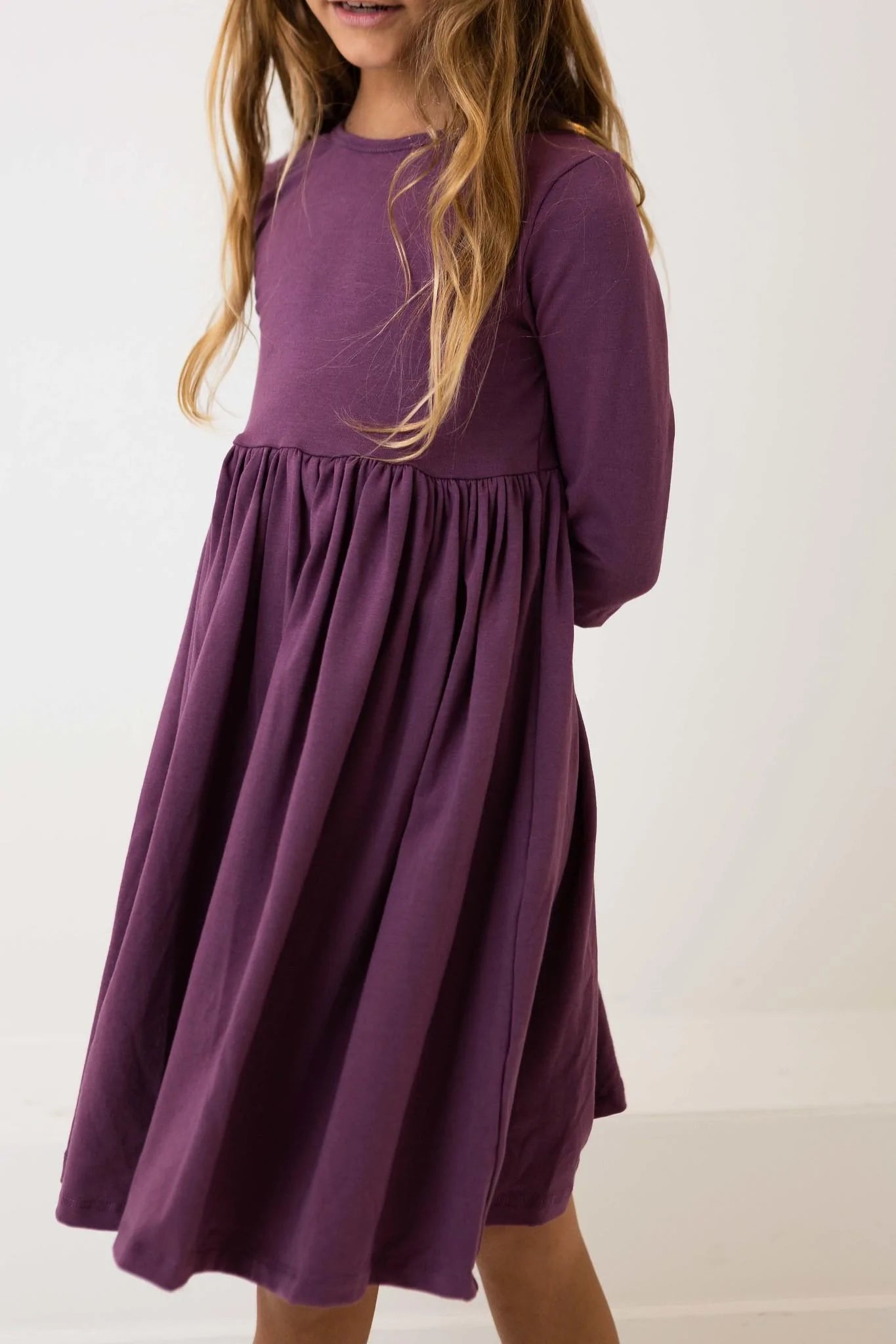 Mila & Rose: Vintage Violet Twirl Dress